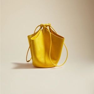 Khaite mini lotus drawstring bag